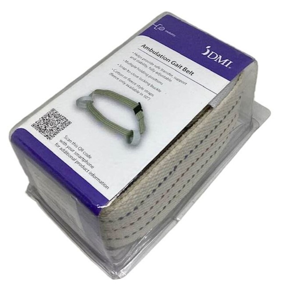 Gait Belt Ambulation Safe Transfer Support Stability Striped Cotton 65" New